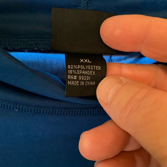 KANU, Mens-Swim Shirt, Size XXL, Blue - Picture 4 of 4